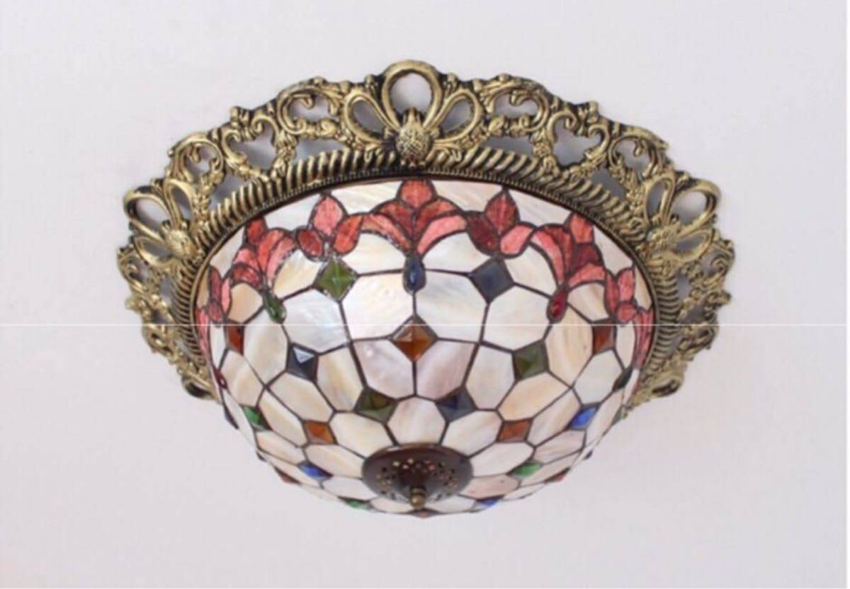 楽天市場】A042603ステンドグラス．ペンダントライト豪華天井照明