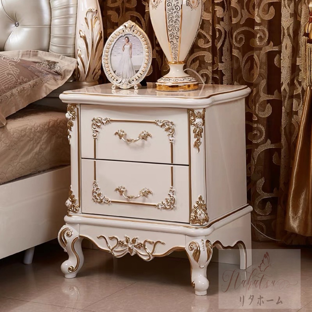 フランス製アンティーク 大きなロココモチーフ 2種セット フランス