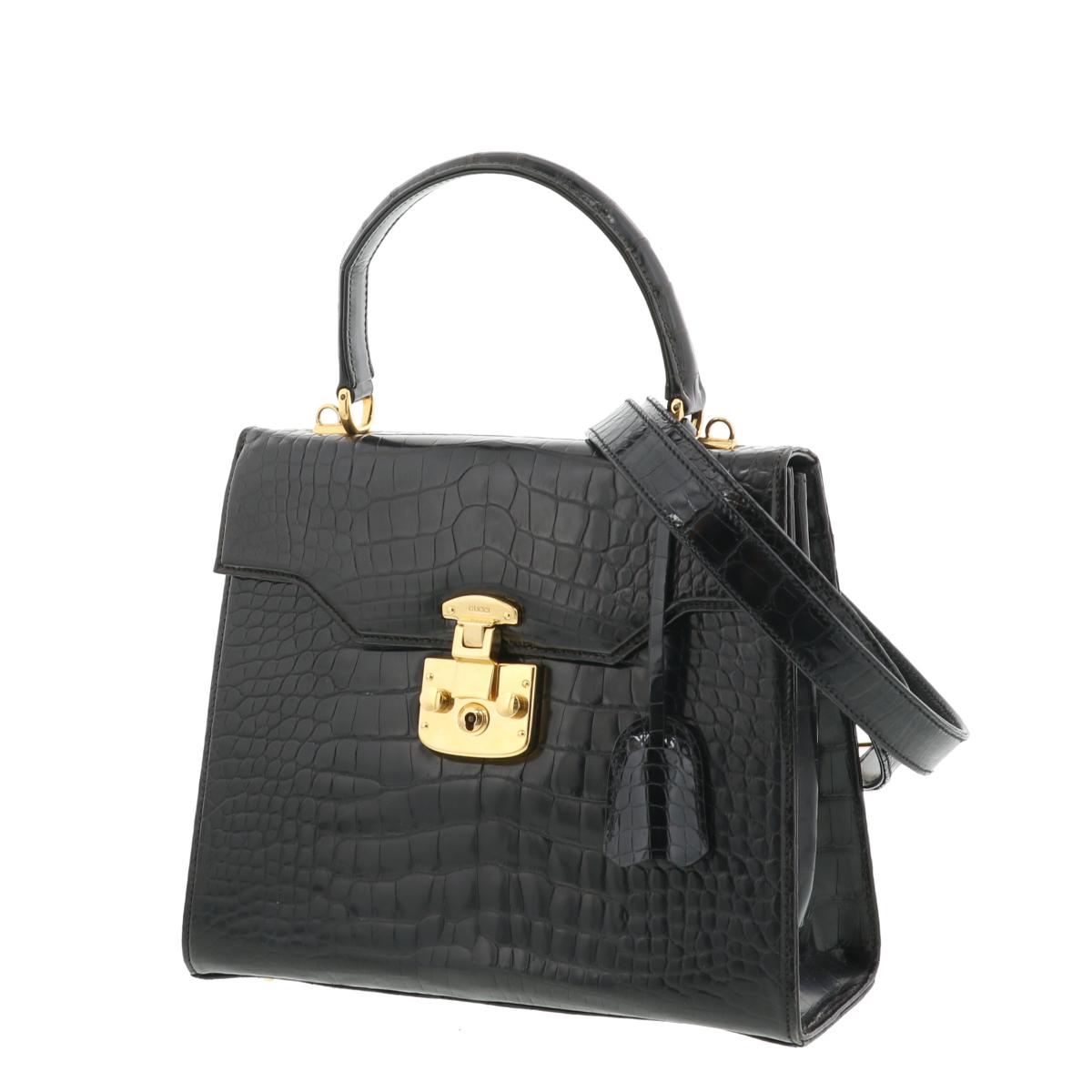 楽天市場】GUCCI グッチ ハンドバッグ 000 26 0258 Black/ブラック ｶｰﾌ