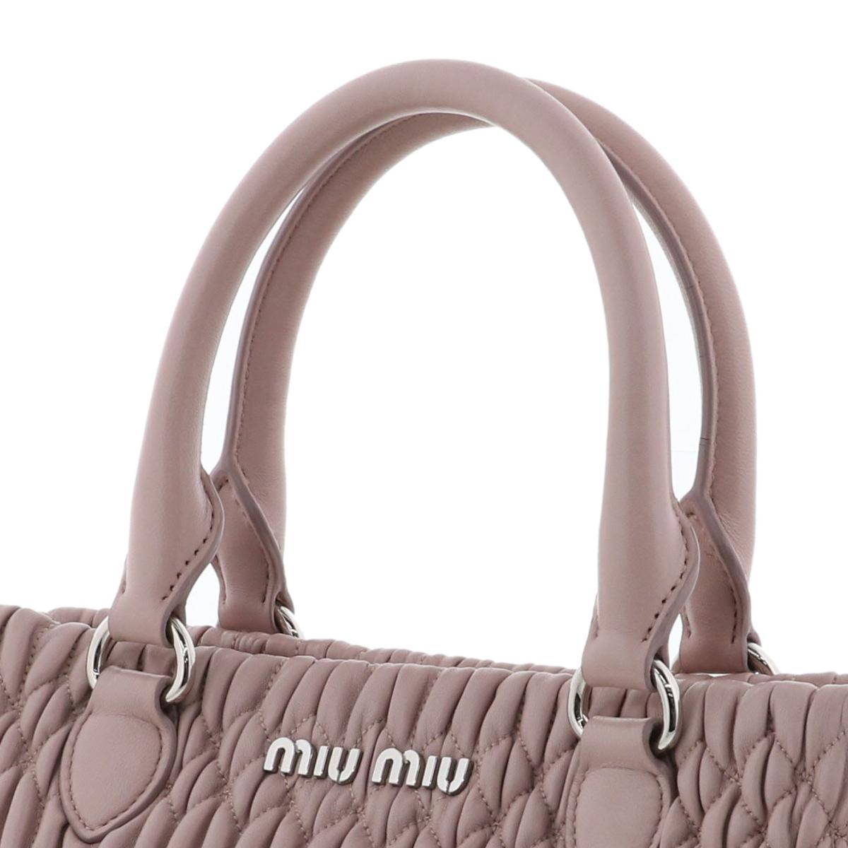 楽天市場】MIUMIU ミュウミュウ マテラッセ ナッパクリスタル 2WAY