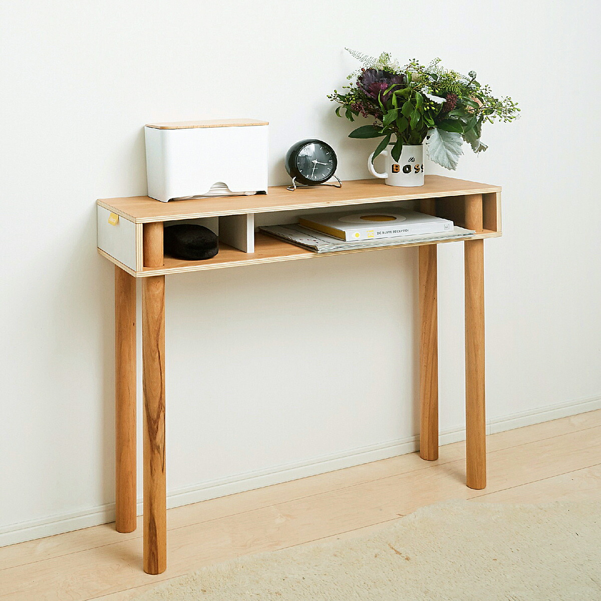 楽天市場】イデアコ パレット DM 木製 奥行き23cm スリム コンパクト