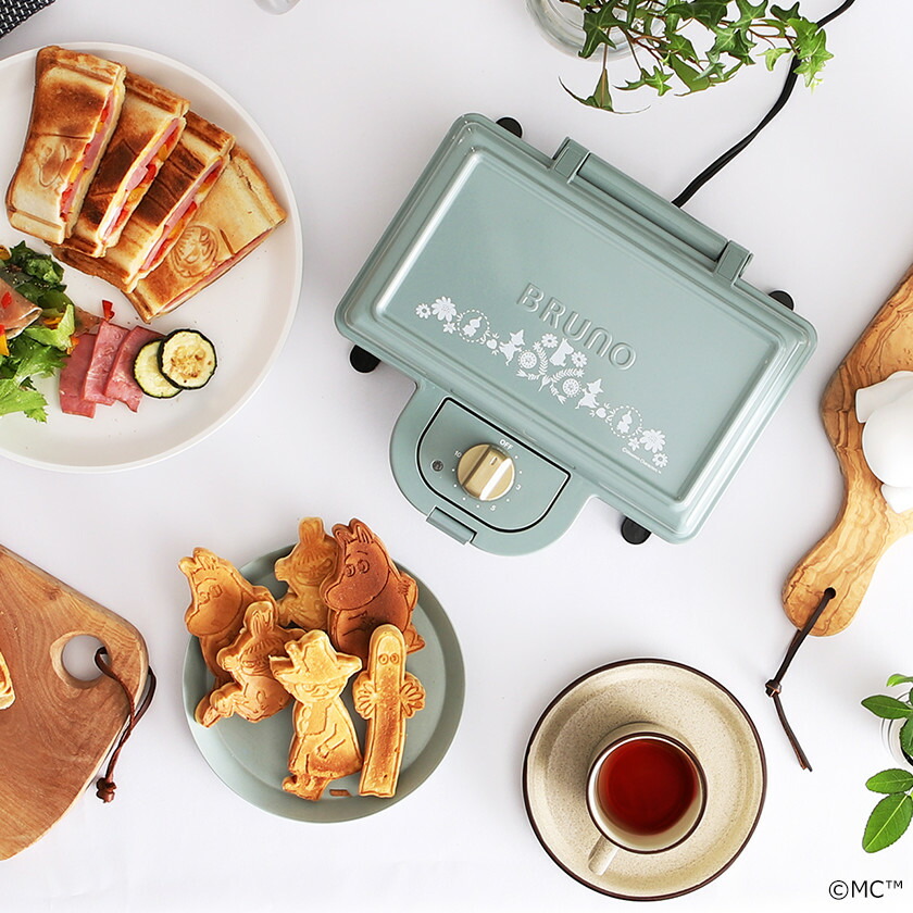 楽天市場】BRUNO ブルーノ ホットサンドメーカー ダブル ムーミン