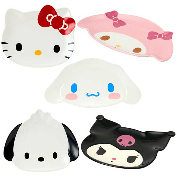 楽天市場】サンリオ フェイス形プレート プレート お皿 食器 ハロー