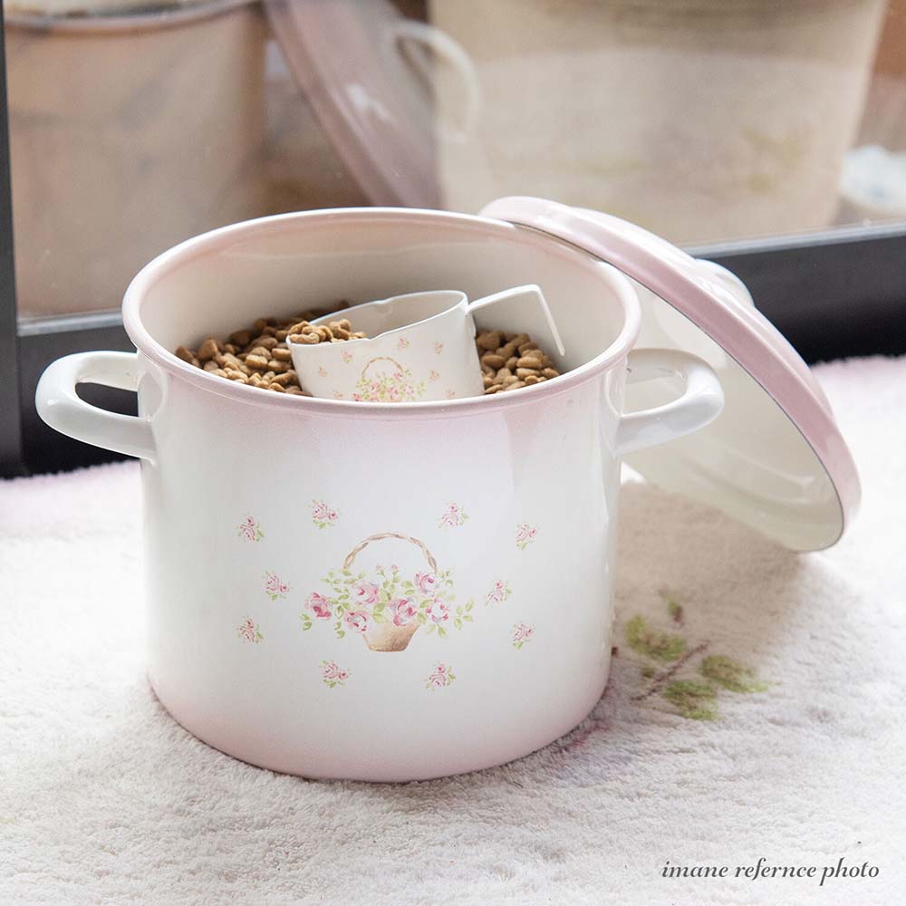 イマン ホーロー製ライスストッカー ☆希少な imane ホーロー缶