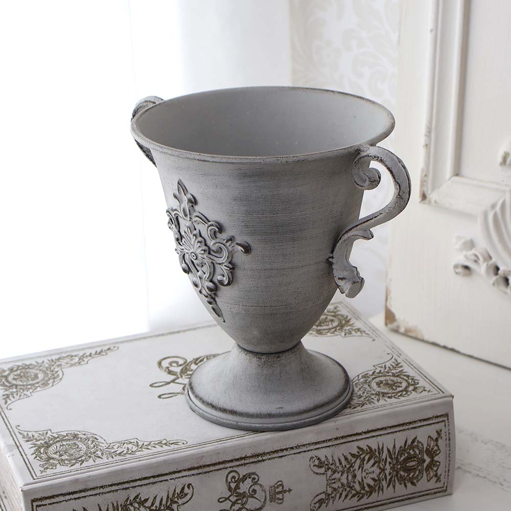 楽天市場】アイアン プランター アンティーク風 花器 鉢カバー