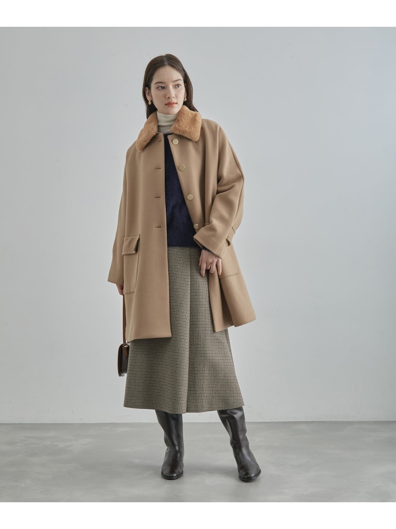 楽天市場】【SALE／50%OFF】【2way】ノーカラー/エコファー付け襟