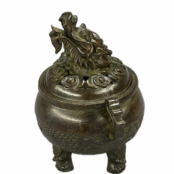 楽天市場】銅製龍頭香炉 大【Y4-7】【送料無料】（沖縄700円