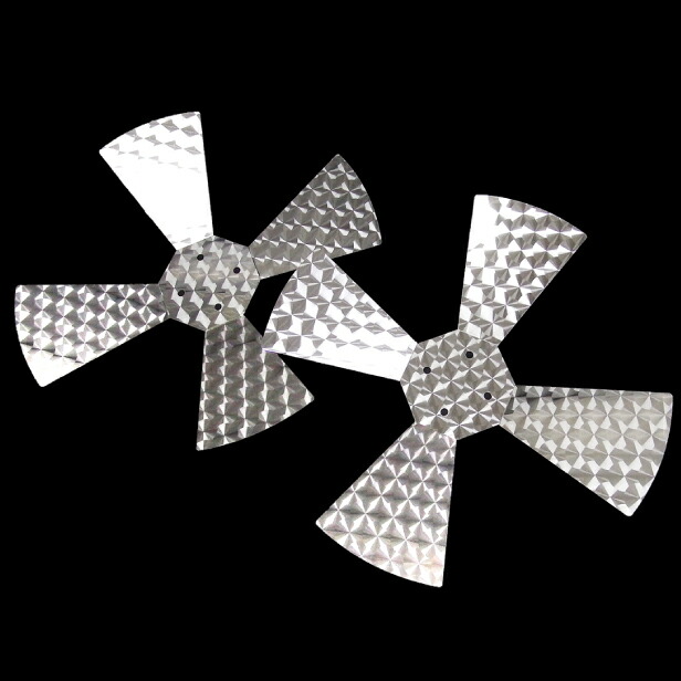 楽天市場】【送料無料】【4枚羽 プロペラ スピンナー ウロコ柄 22.5