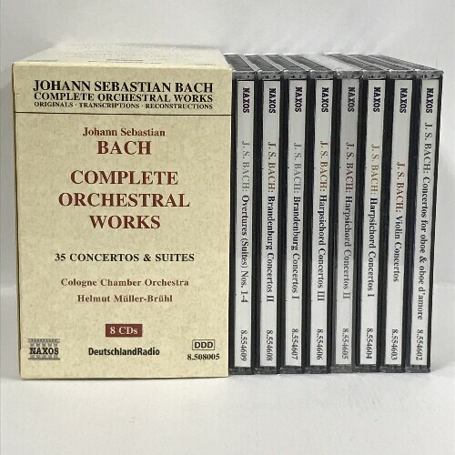 楽天市場】【中古】88 Bach (バッハ) Complete Orchestral Works Naxos