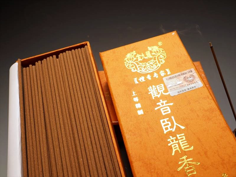 楽天市場】高級 檀香【除障香 觀音臥龍香（かんのんがりゅうこう