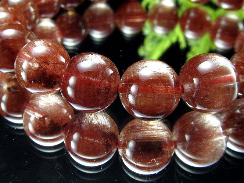 楽天市場】○濃厚 4A【レッドルチルクォーツ ブレスレット】10mm-10.5