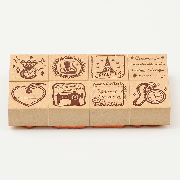 楽天市場】【セットでお買い得20％OFF】ミニアンティークスタンプ8個