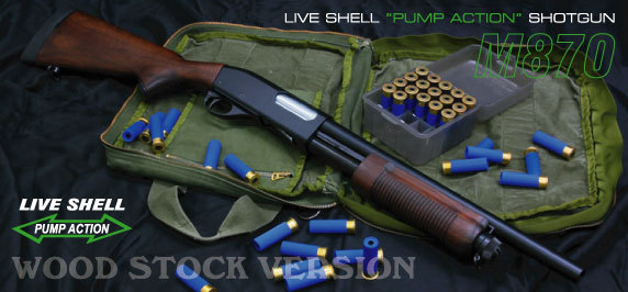 楽天市場】マルゼン レミントン M870 ライブカート ガスショットガン