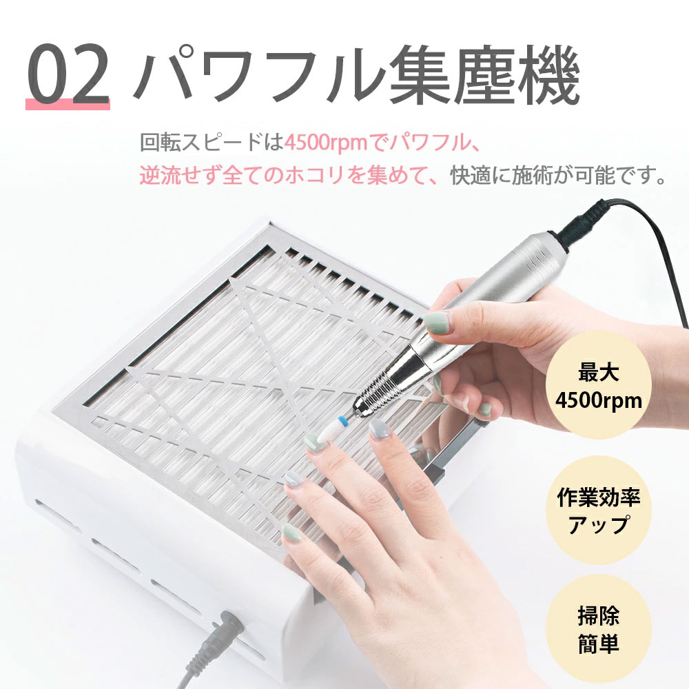 楽天市場】ネイルマシーンセット 3点セット LED & UV ネイルライト