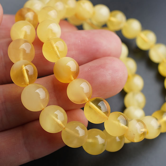楽天市場】バルティックアンバー 琥珀 7.5〜9mm ハニーカラー