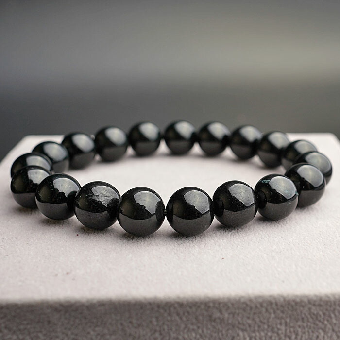 楽天市場】天然黒翡翠AAA10mm ミャンマー産 ブレスレット 天然石