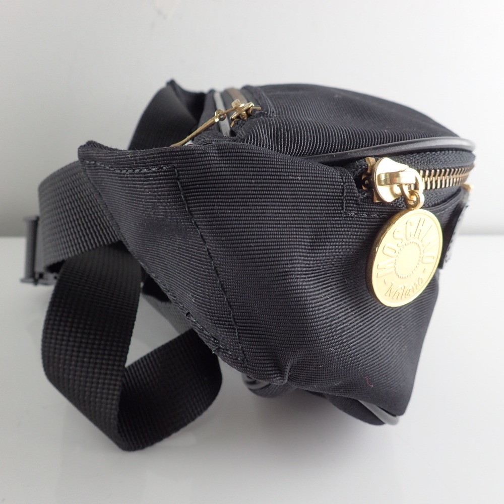 楽天市場】MOSCHINOモスキーノ ベルトビックロゴ入り ナイロン