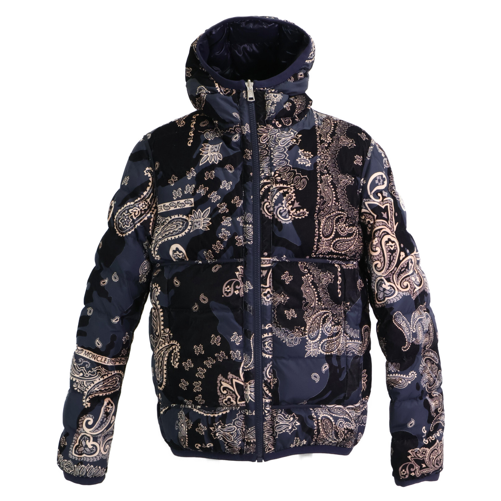 楽天市場】MONCLER モンクレール FREVILLE ペイズリー リバーシブル