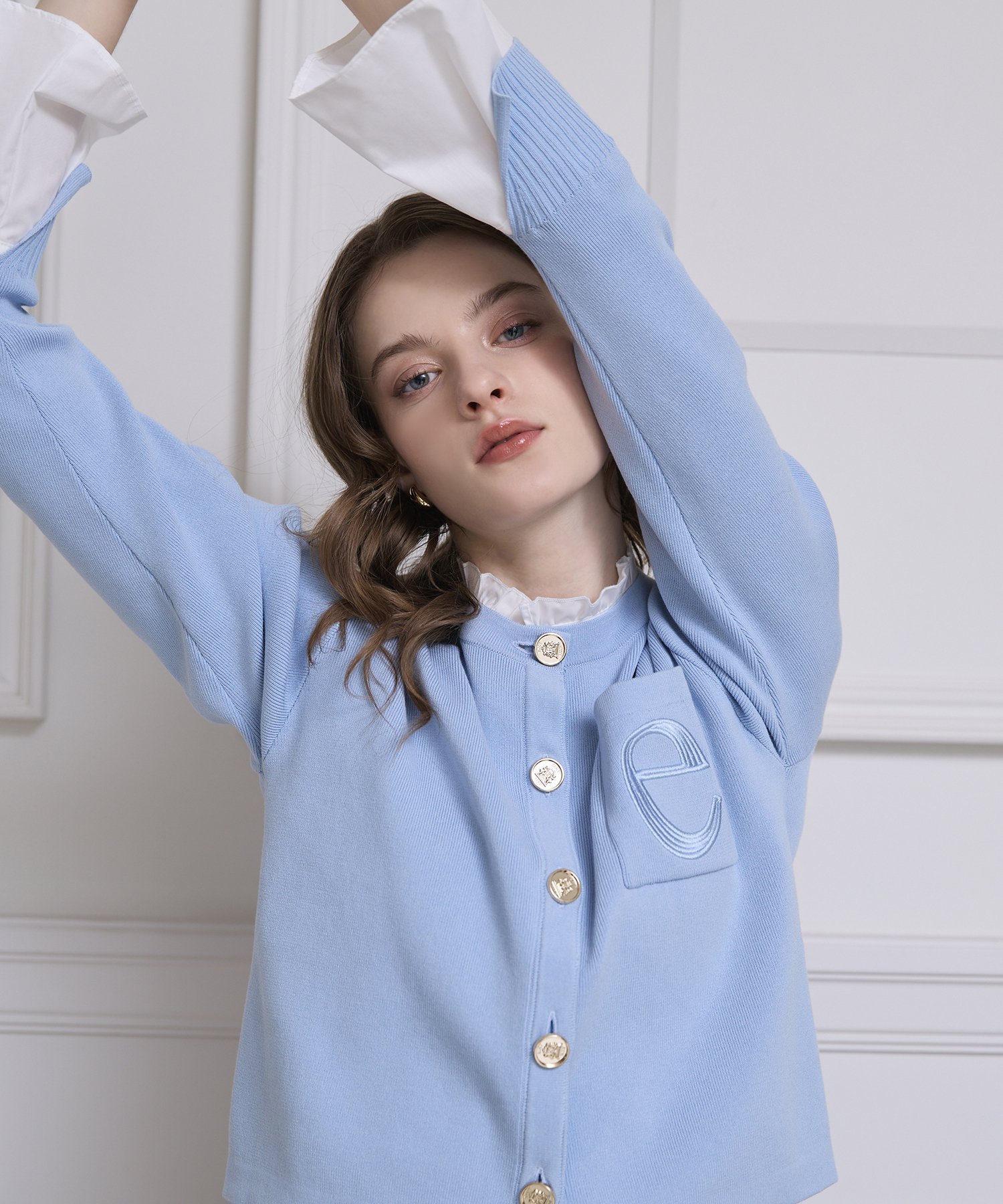 EIMY ISTOIRE｜Attached collar ニットジャケット | Rakuten Fashion