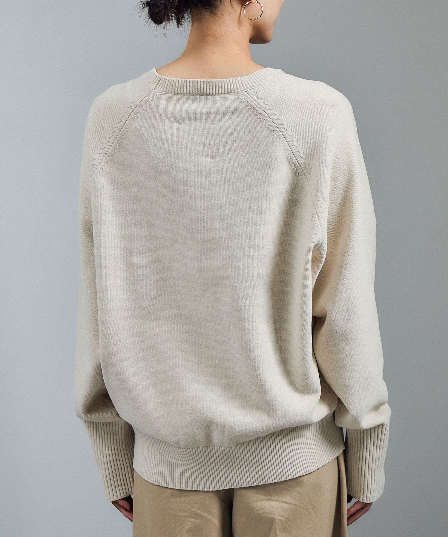 SALON adam et rope'｜クロップドプルオーバー-CreamyCotton