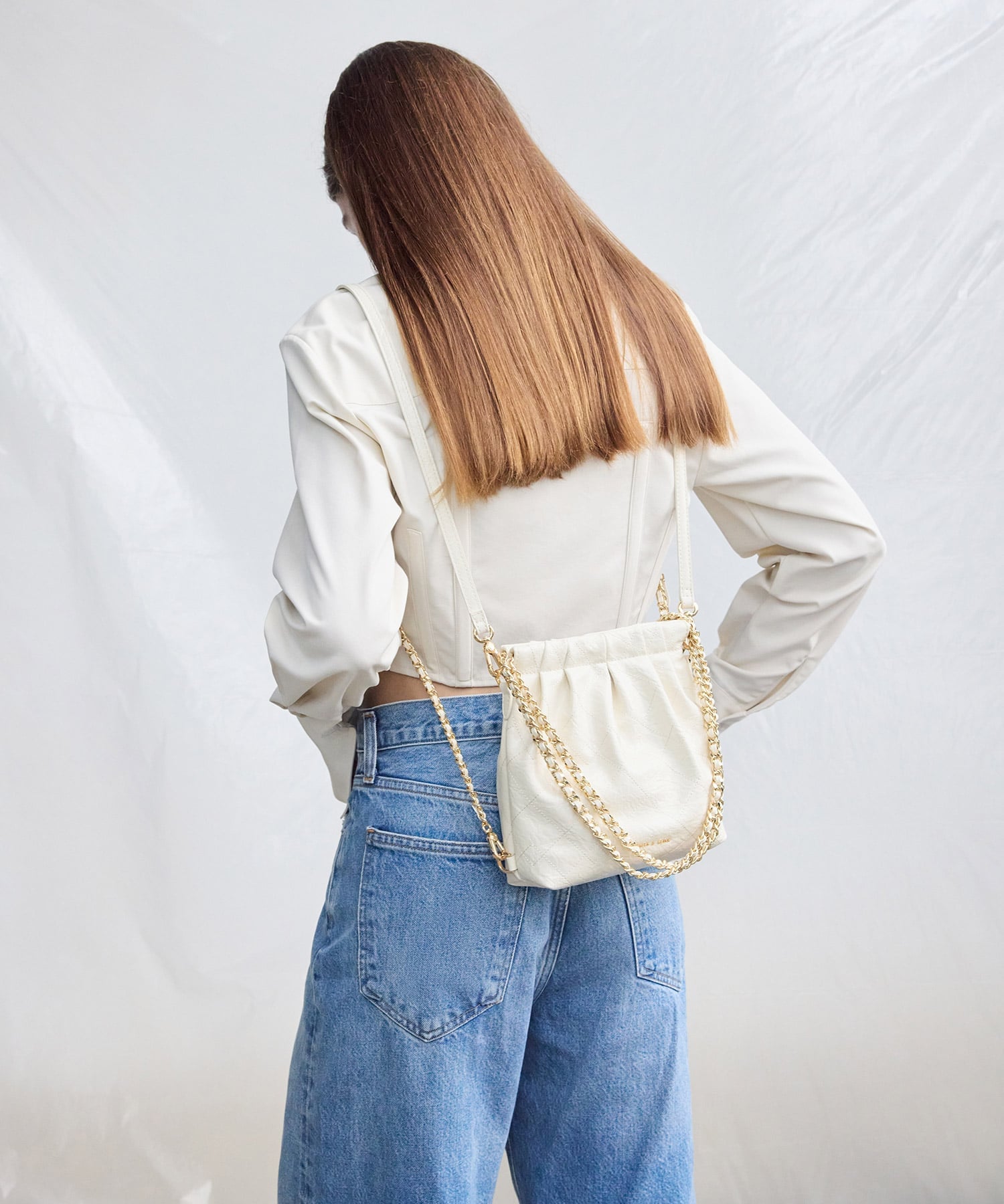 CHARLES & KEITH｜Duo ドゥオ チェーンハンドルツーウェイバックパック