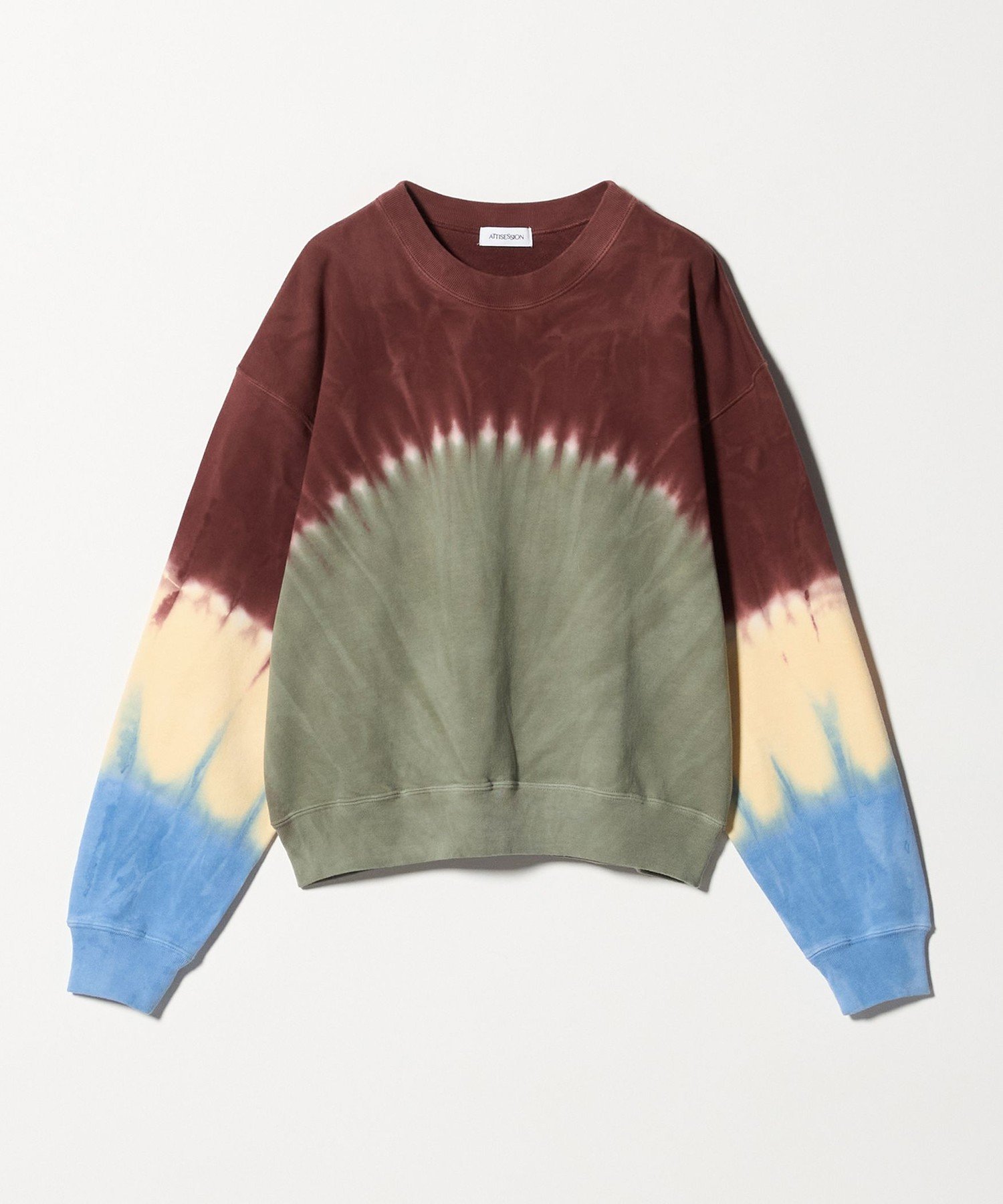 <ATTISESSION>タイダイ スウェット トップス ATTISESSION＞タイダイ スウェット トップス
