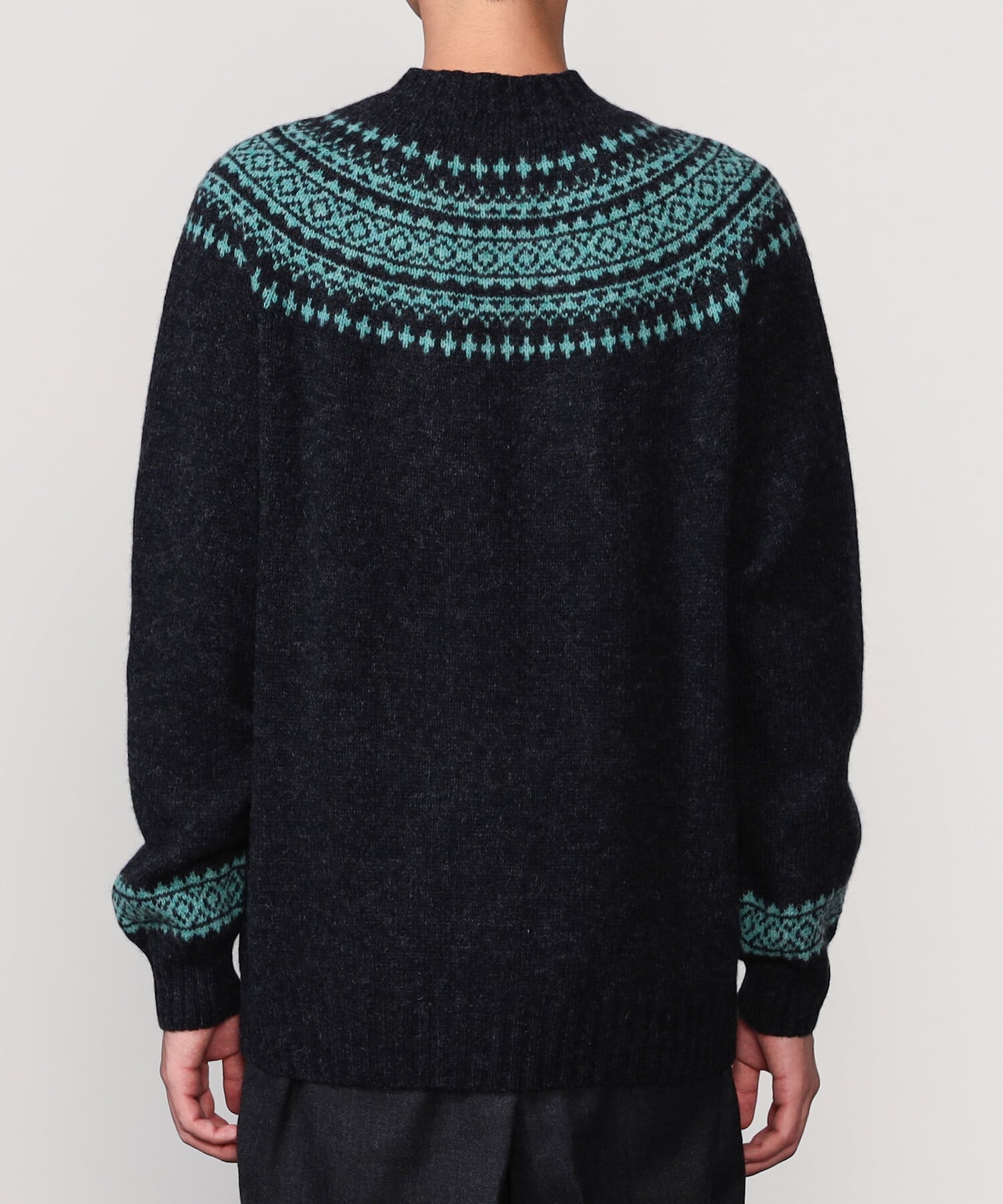 Bshop｜MORRIS & SONS | ジーロンラム ノルディックセーター MEN