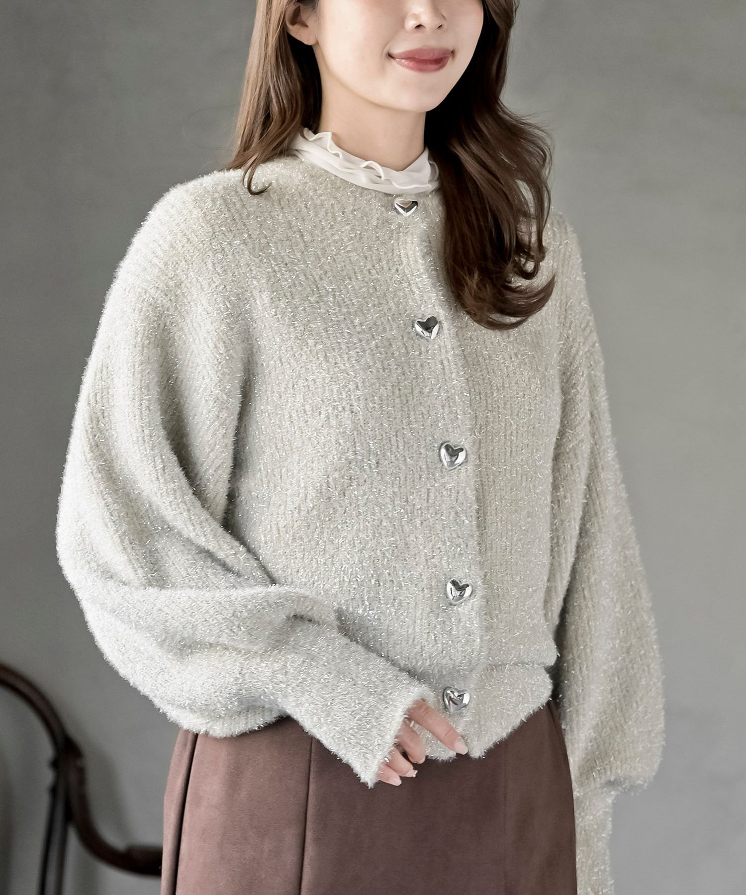 楽天市場】ハート（カーディガン・ボレロ｜トップス）：レディース