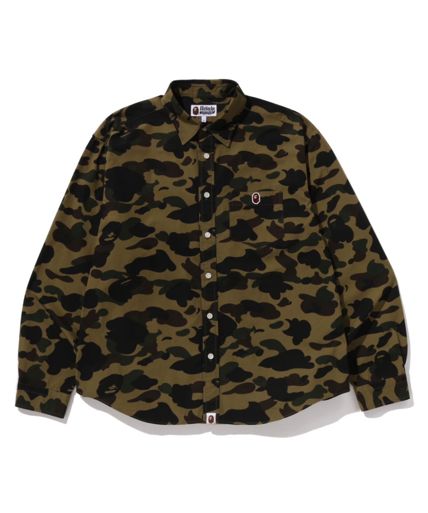 A BATHING APE｜1ST CAMO ONE POINT RELAXED FIT LS SHIRT | Rakuten