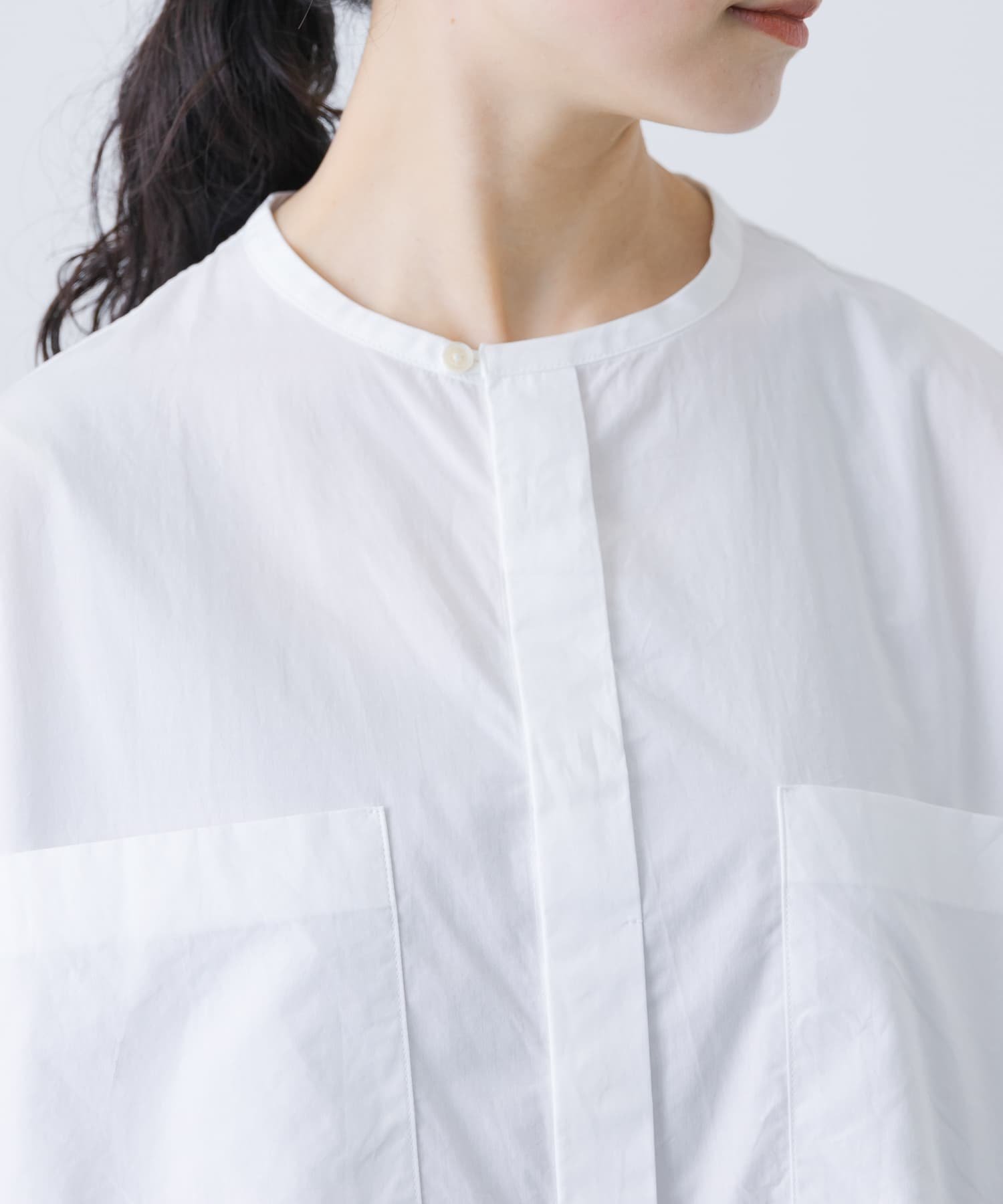 かぐれ｜コットンダブルポケットワイドシャツ | Rakuten Fashion(楽天