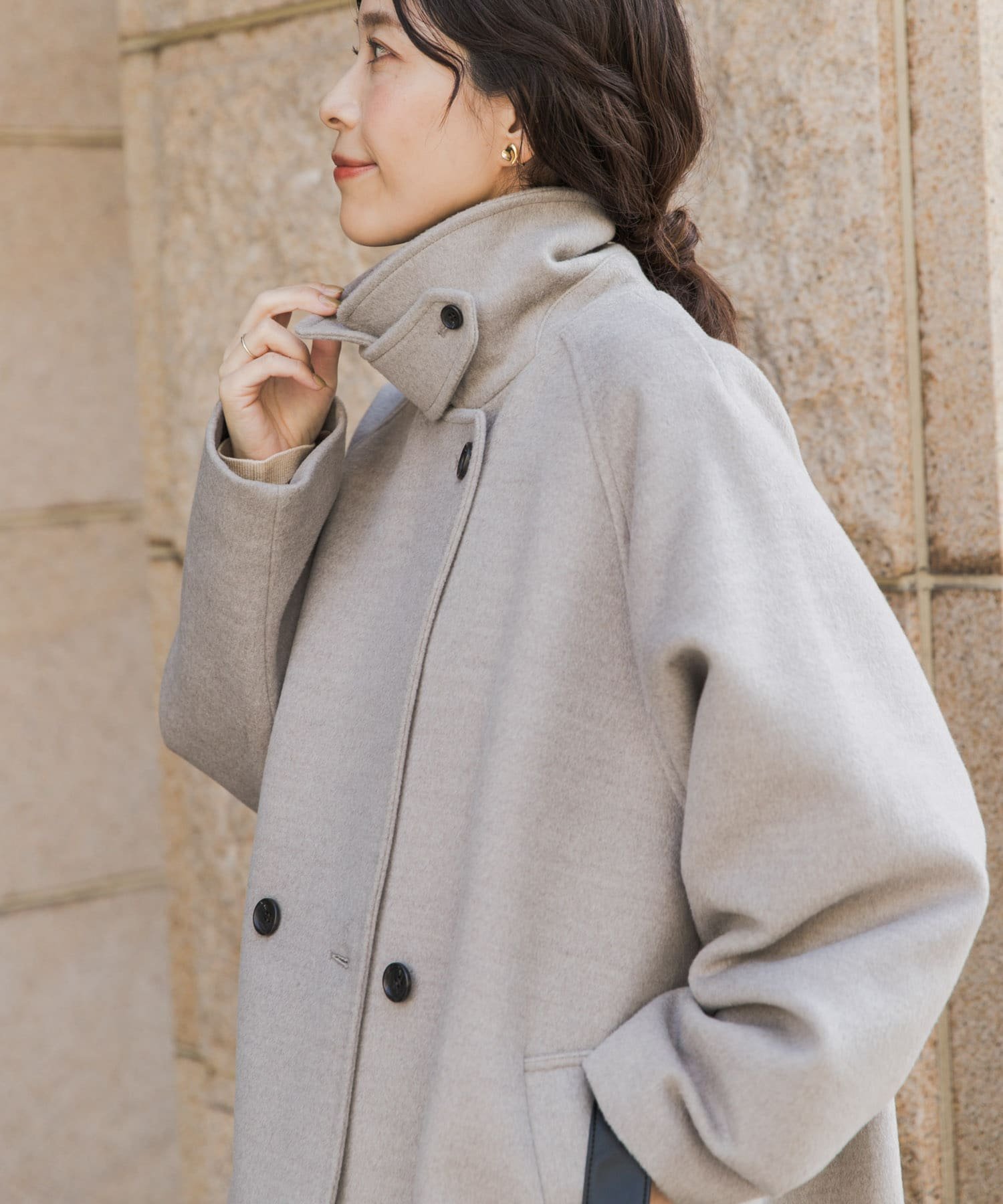 URBAN RESEARCH DOORS｜『UR TECH』ミドル丈コート | Rakuten Fashion