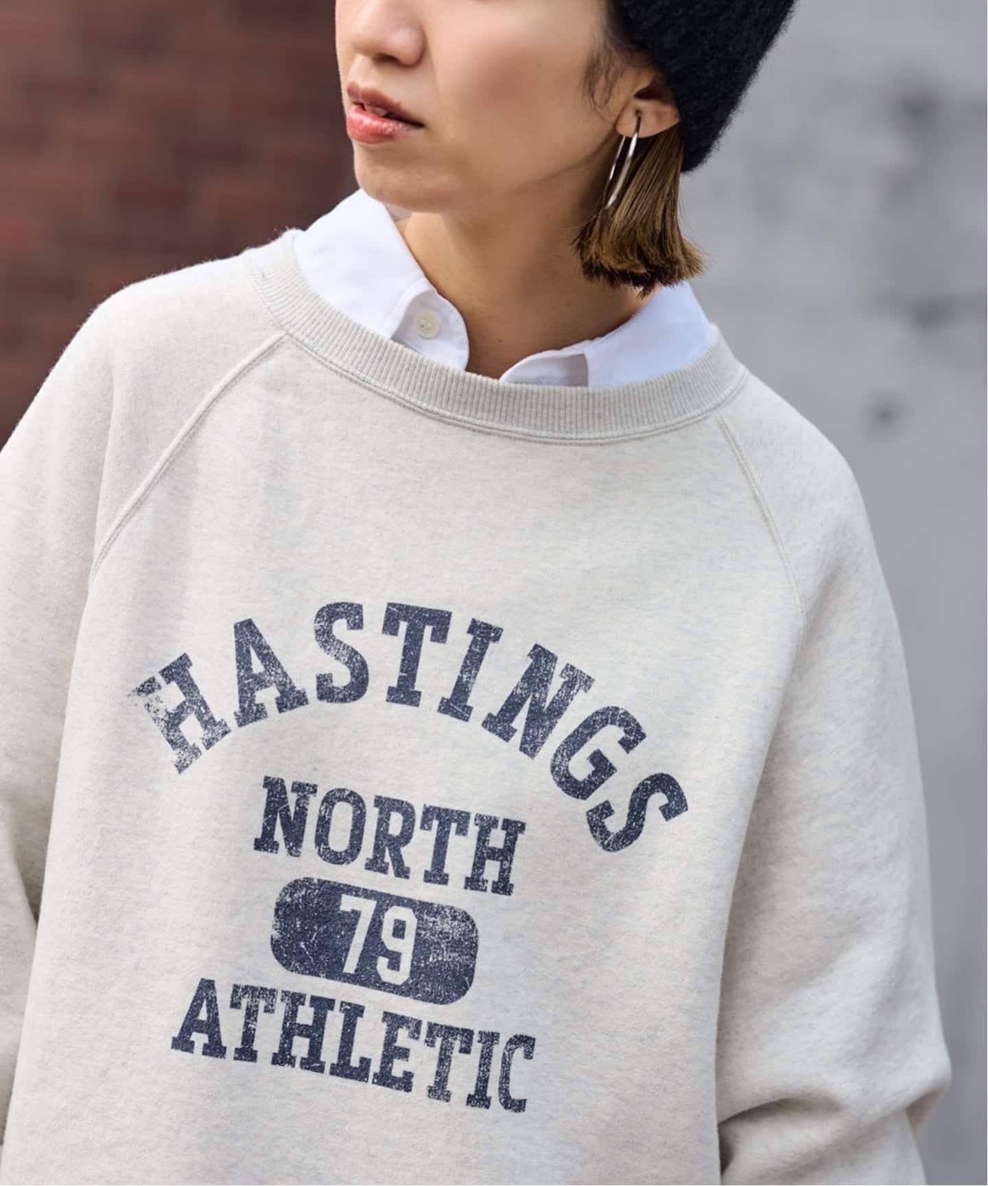 FRAMeWORK｜ラグランポンチョプリントスエット | Rakuten Fashion(楽天