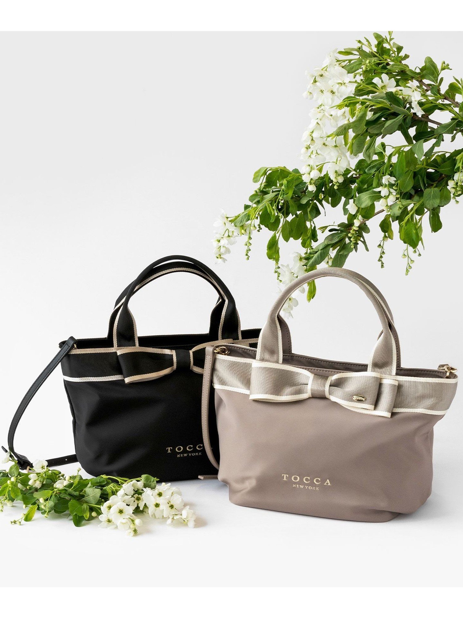 TOCCA｜BICOLOR RIBBON TOTE トートバッグ | Rakuten Fashion(楽天