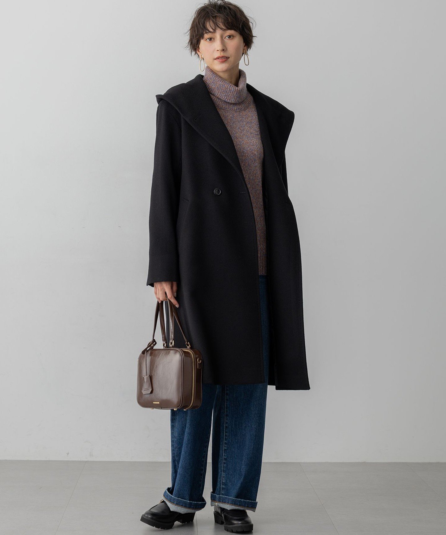 23区｜ウールカシミヤビーバー フーデット コート | Rakuten Fashion