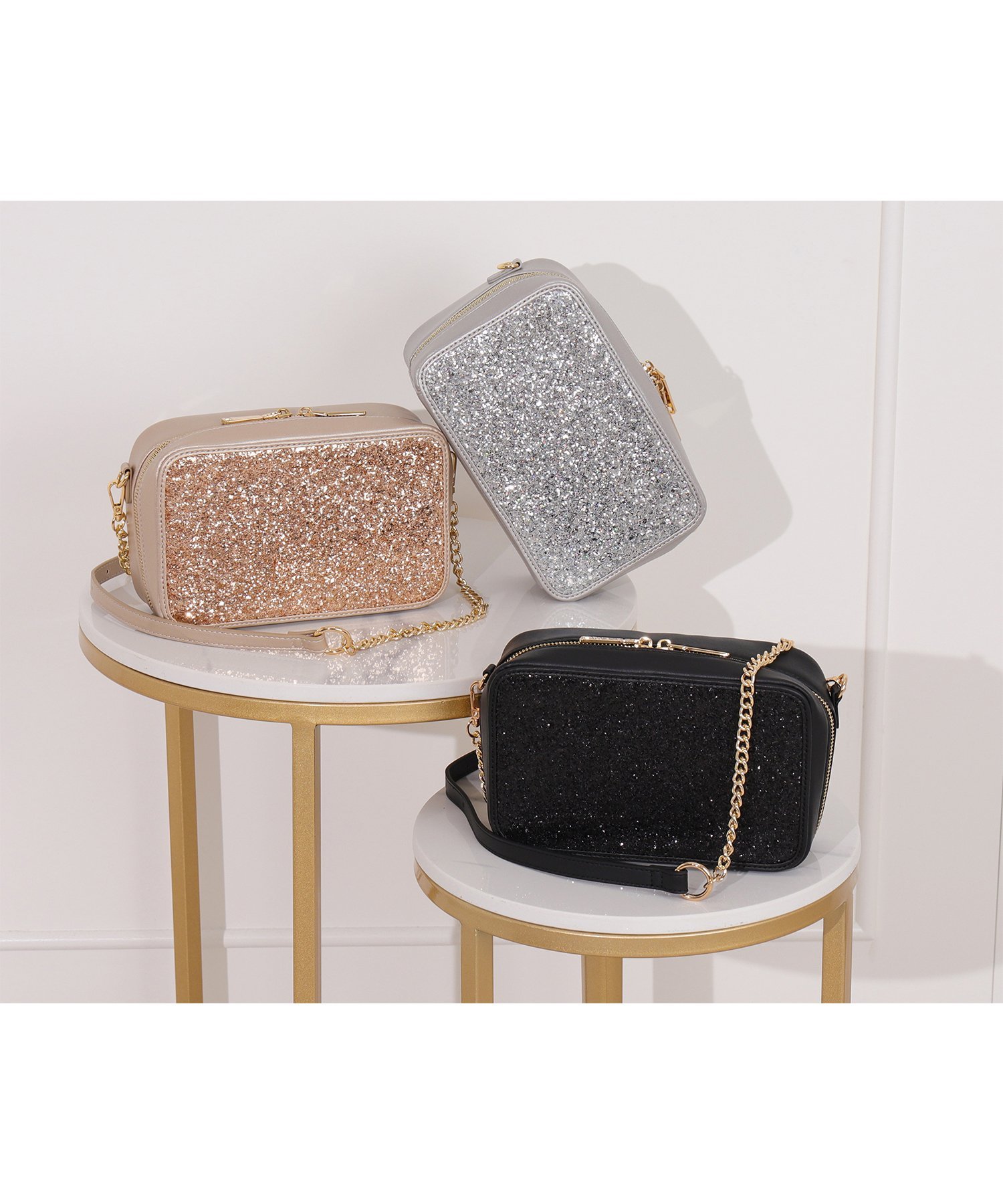 artemis by DIANA｜グリッターショルダーバッグ | Rakuten Fashion