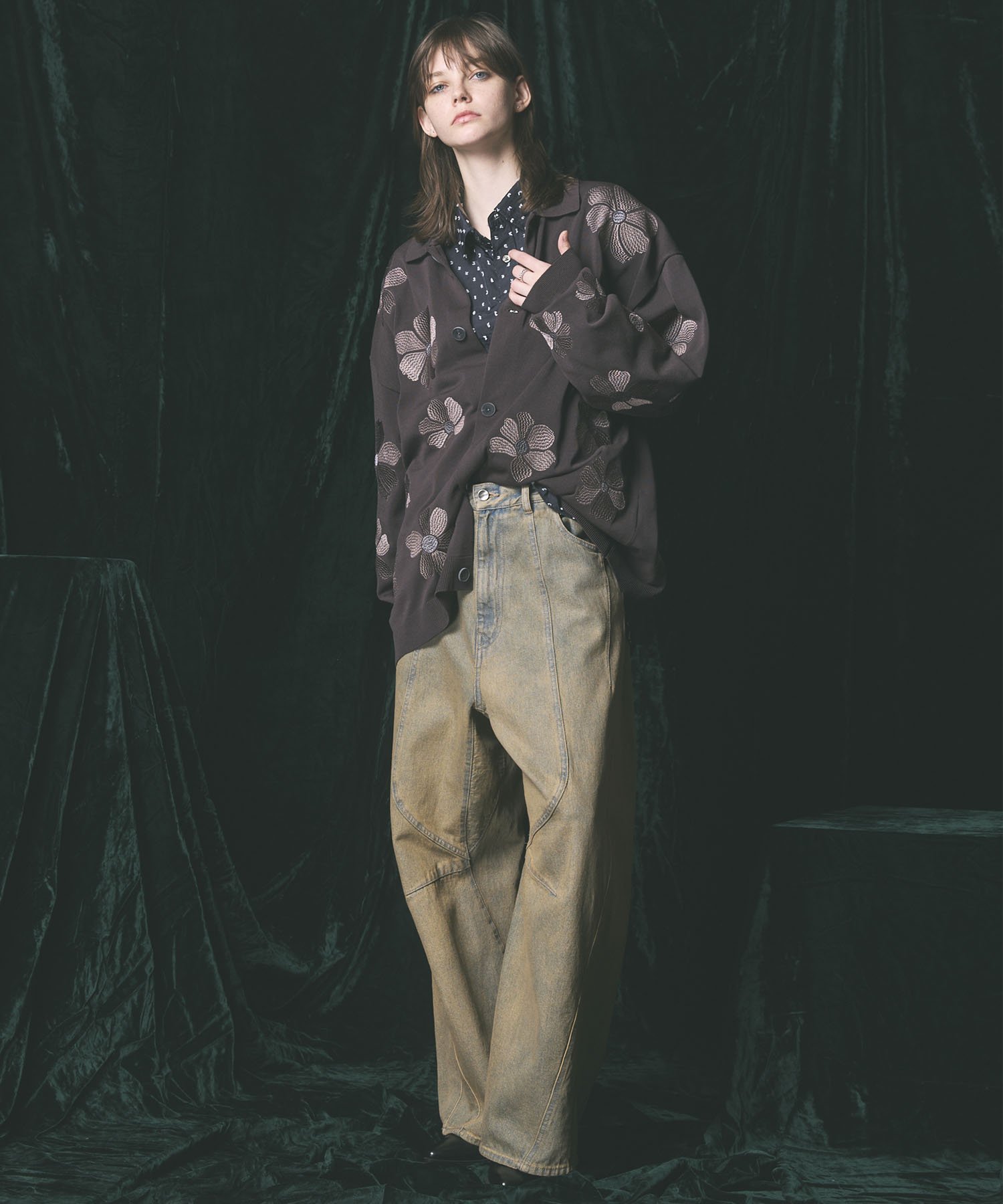 MAISON SPECIAL｜Three-Dimensional Cutting Denim Pants | Rakuten