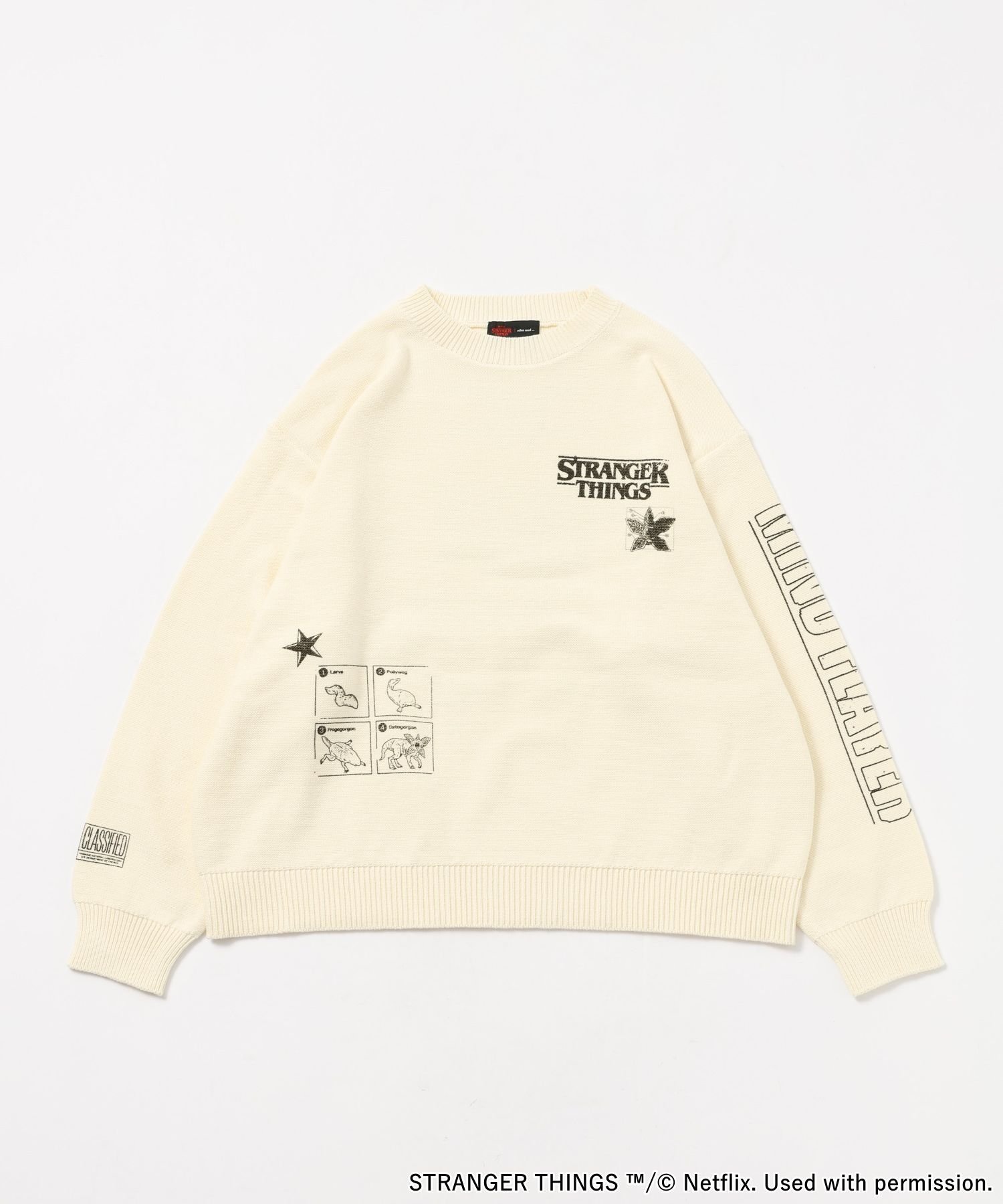 niko and ｜【STRANGER THINGS】コラボ アソートモチーフニット