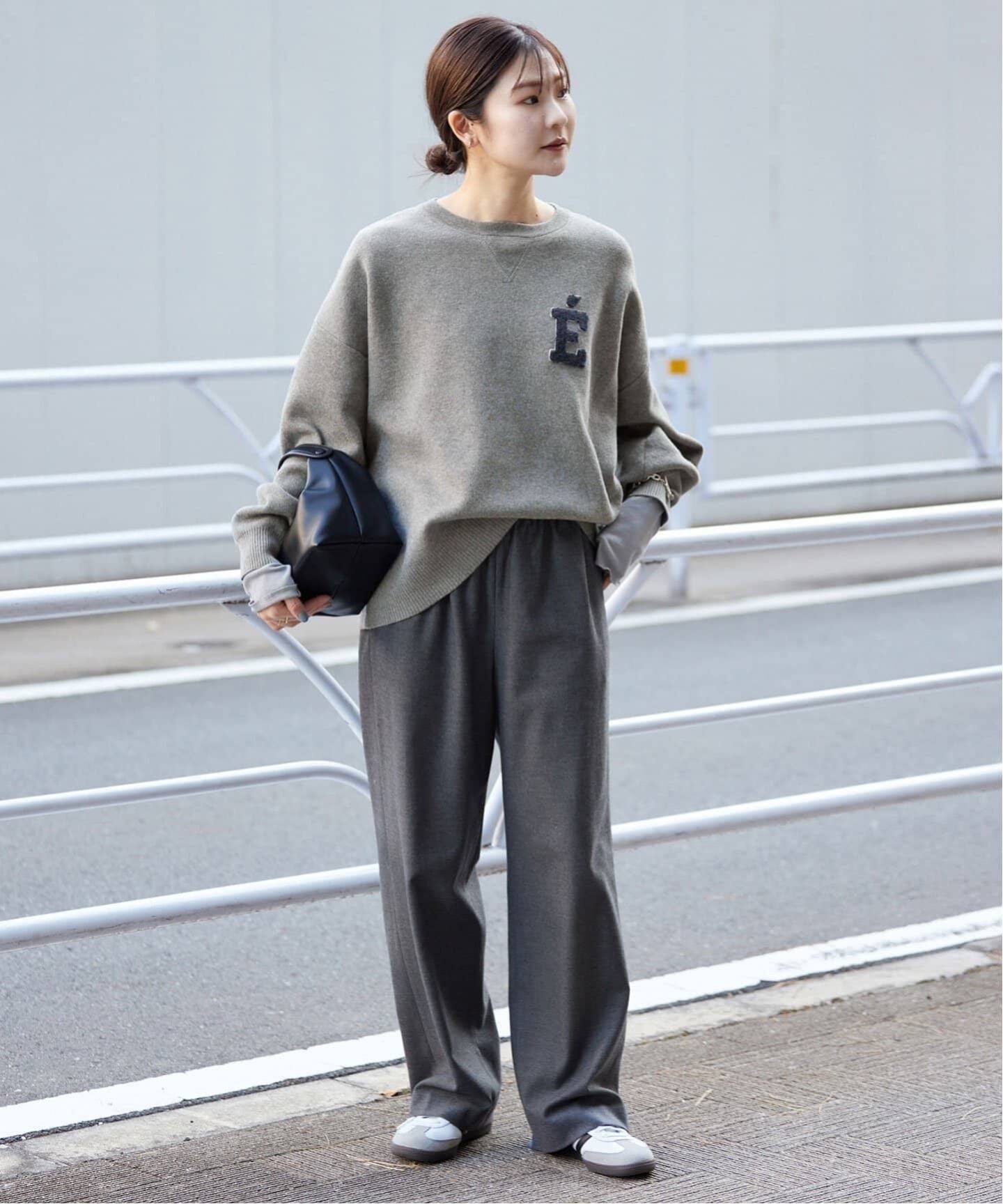 SLOBE IENA｜《WEB限定カラー有り/追加3》サガラ刺繍スウェットライク