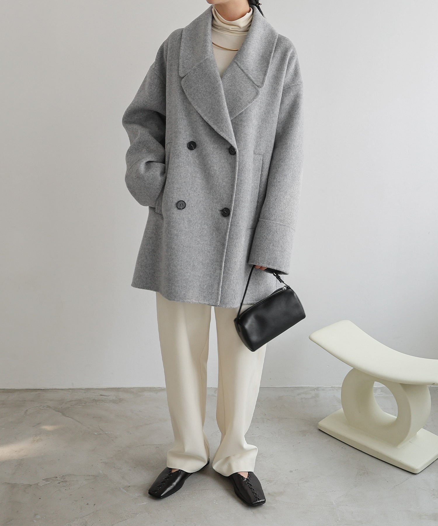 andme｜リバー ピーコート evernavy エバーネイビー | Rakuten Fashion