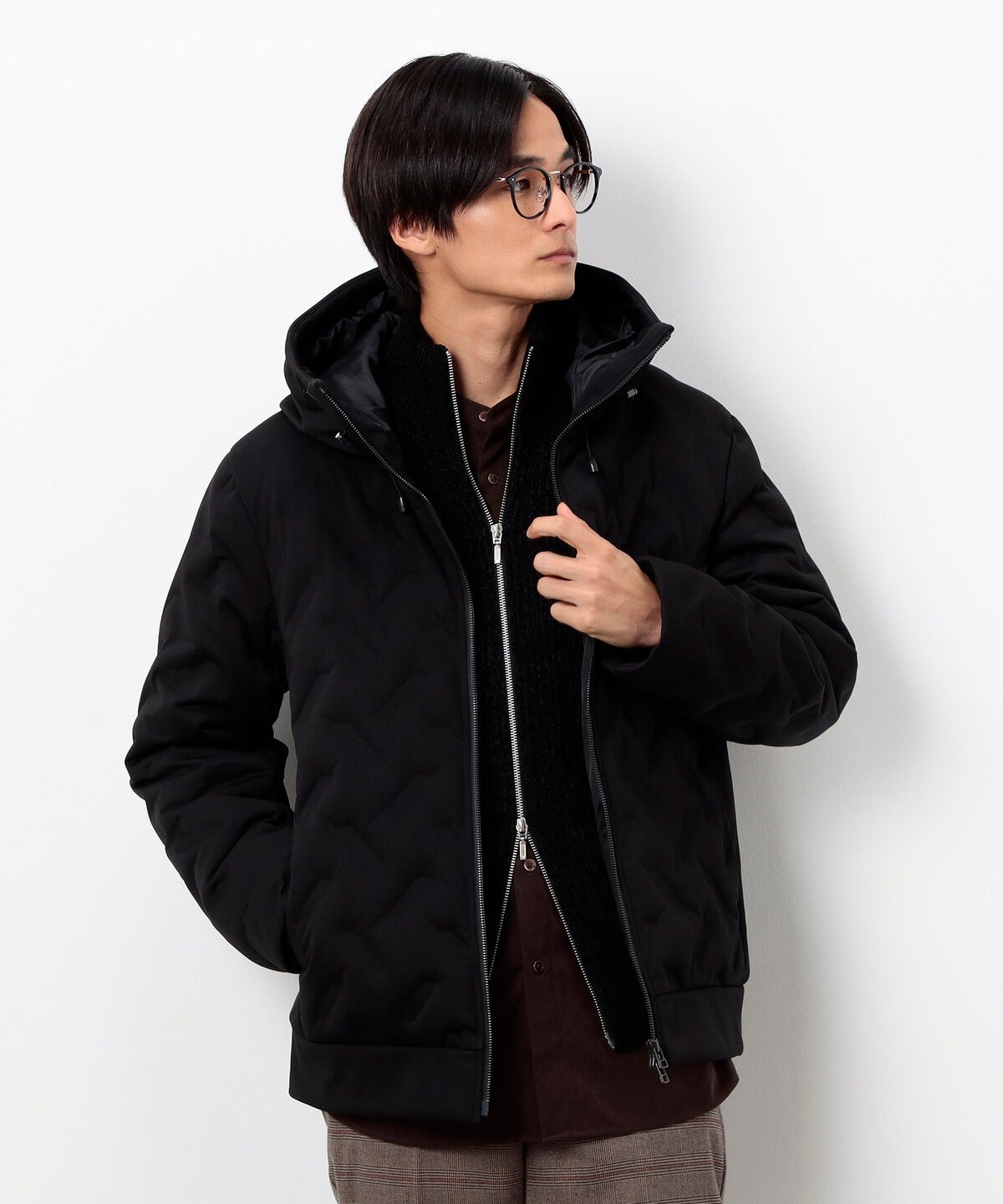 COMME CA ISM｜シームレスダウン フード ブルゾン | Rakuten Fashion