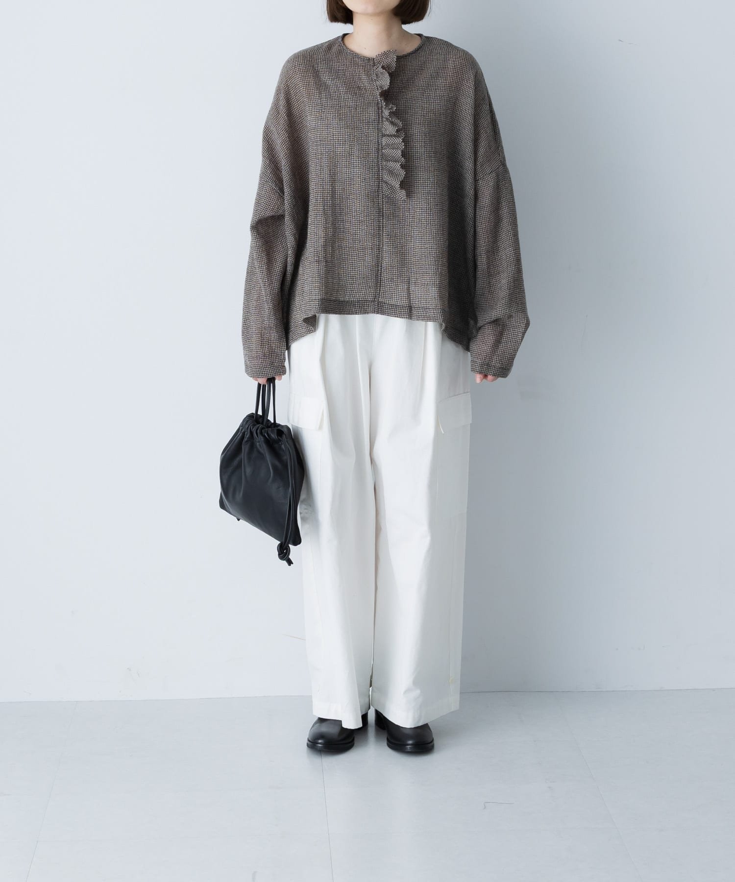 かぐれ｜ウールワイドフリルプルオーバー | Rakuten Fashion(楽天