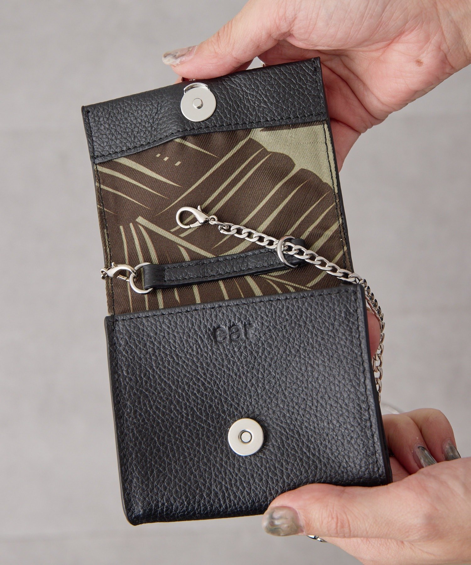 ear PAPILLONNER｜《本革》フラップマイクロショルダーバッグ