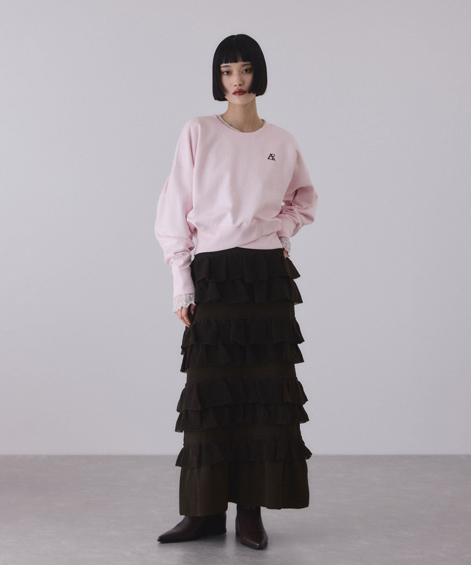 ADAM ET ROPE'｜【サステナブル】パフスリーブスウェット | Rakuten