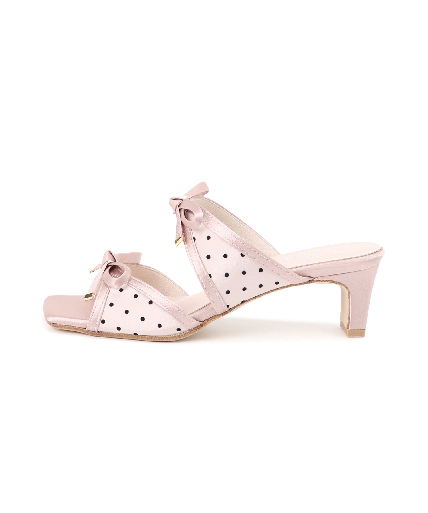 artemis by DIANA｜ドット柄ダブルリボンミュールサンダル | Rakuten