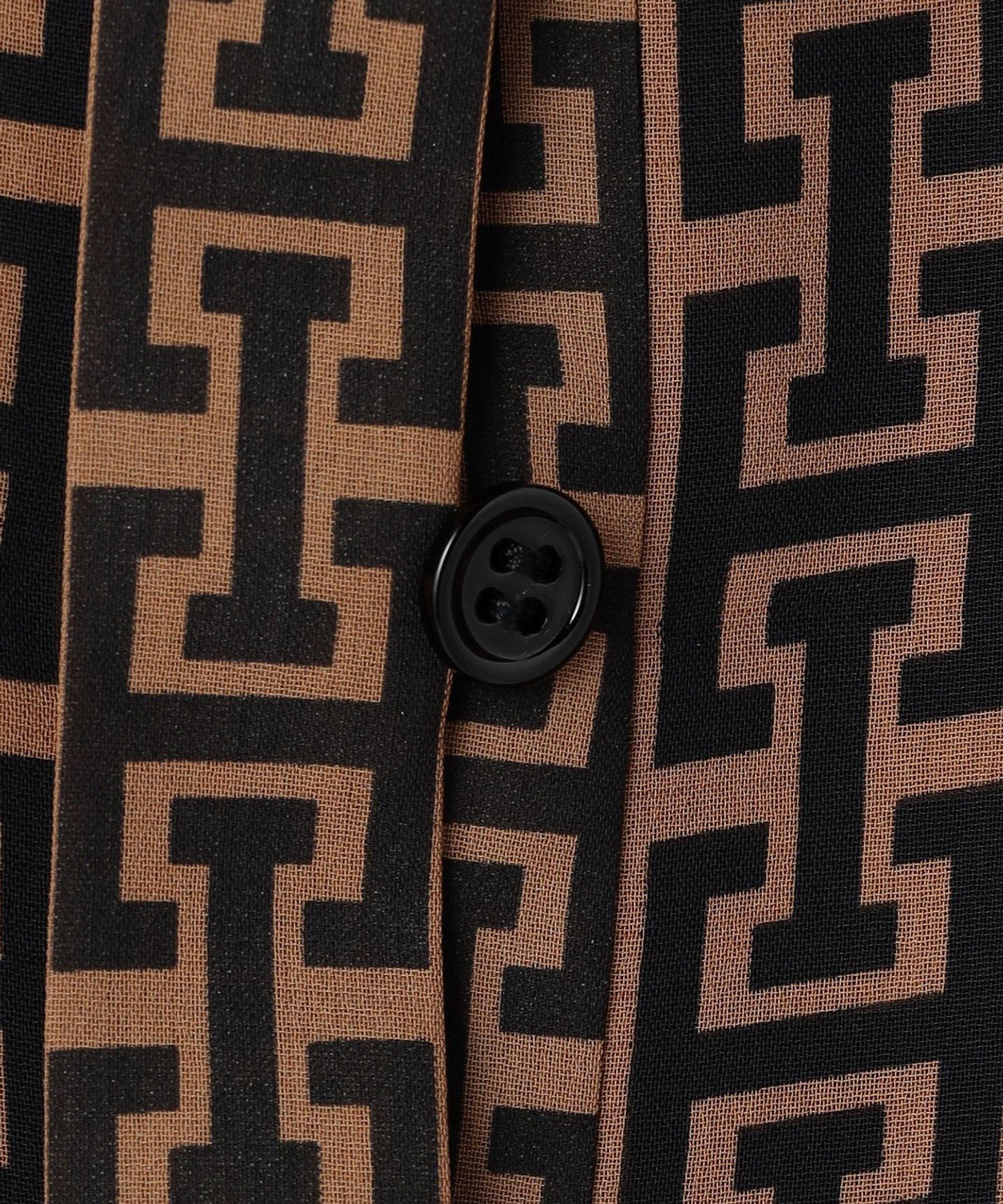 ICB｜【30th ANNIVERSARY】 モノグラムプリントシフォン バンドカラー