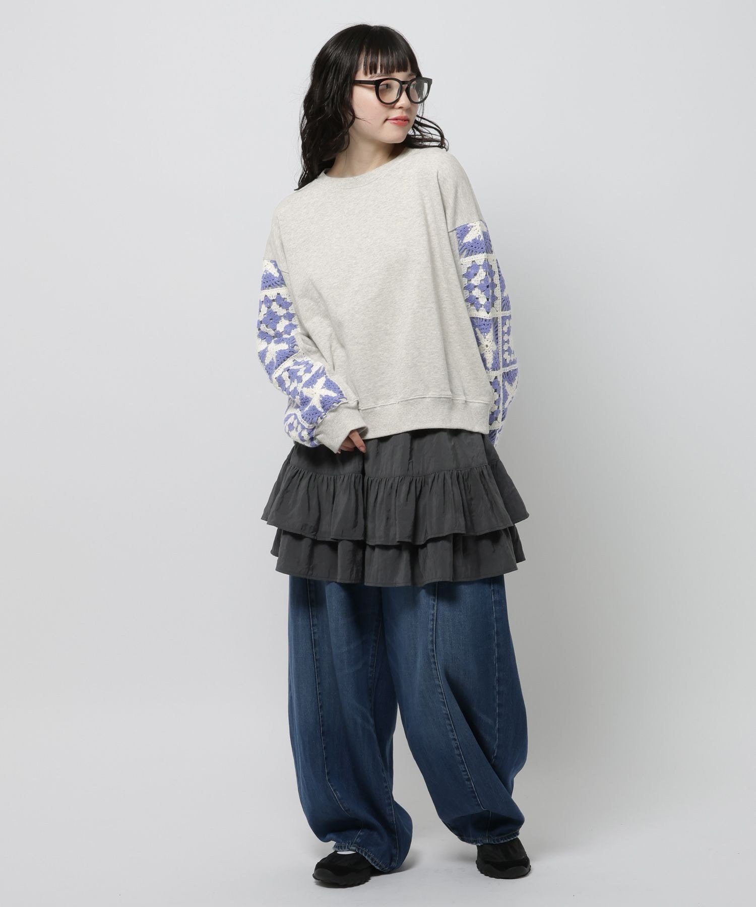 niko and ｜クロシェコンビプルオーバー | Rakuten Fashion(楽天