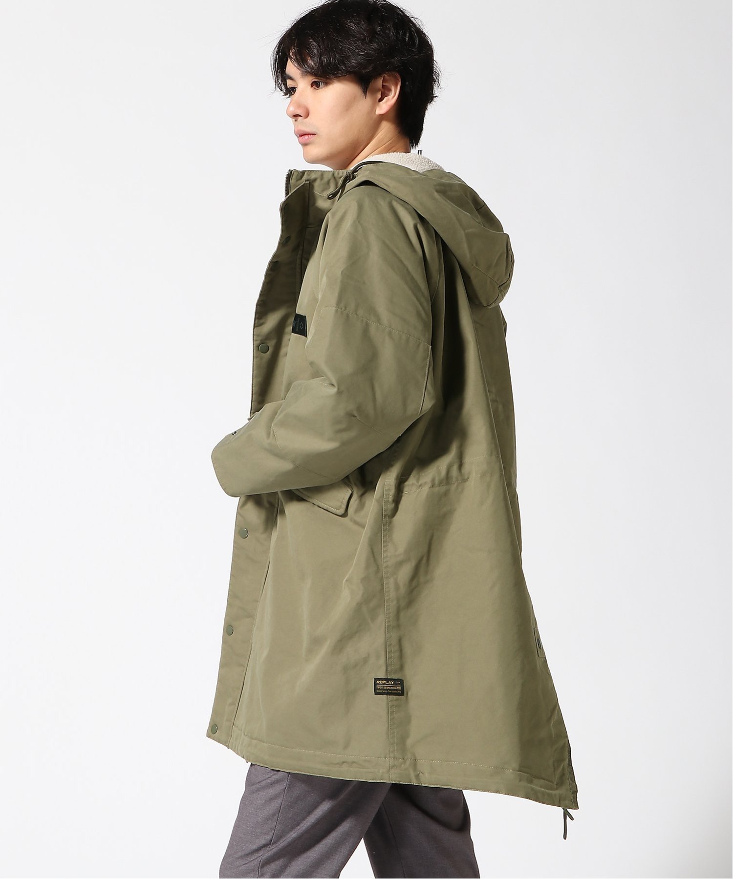 REPLAY｜(M)コットンテンセル モッズコート | Rakuten Fashion(楽天