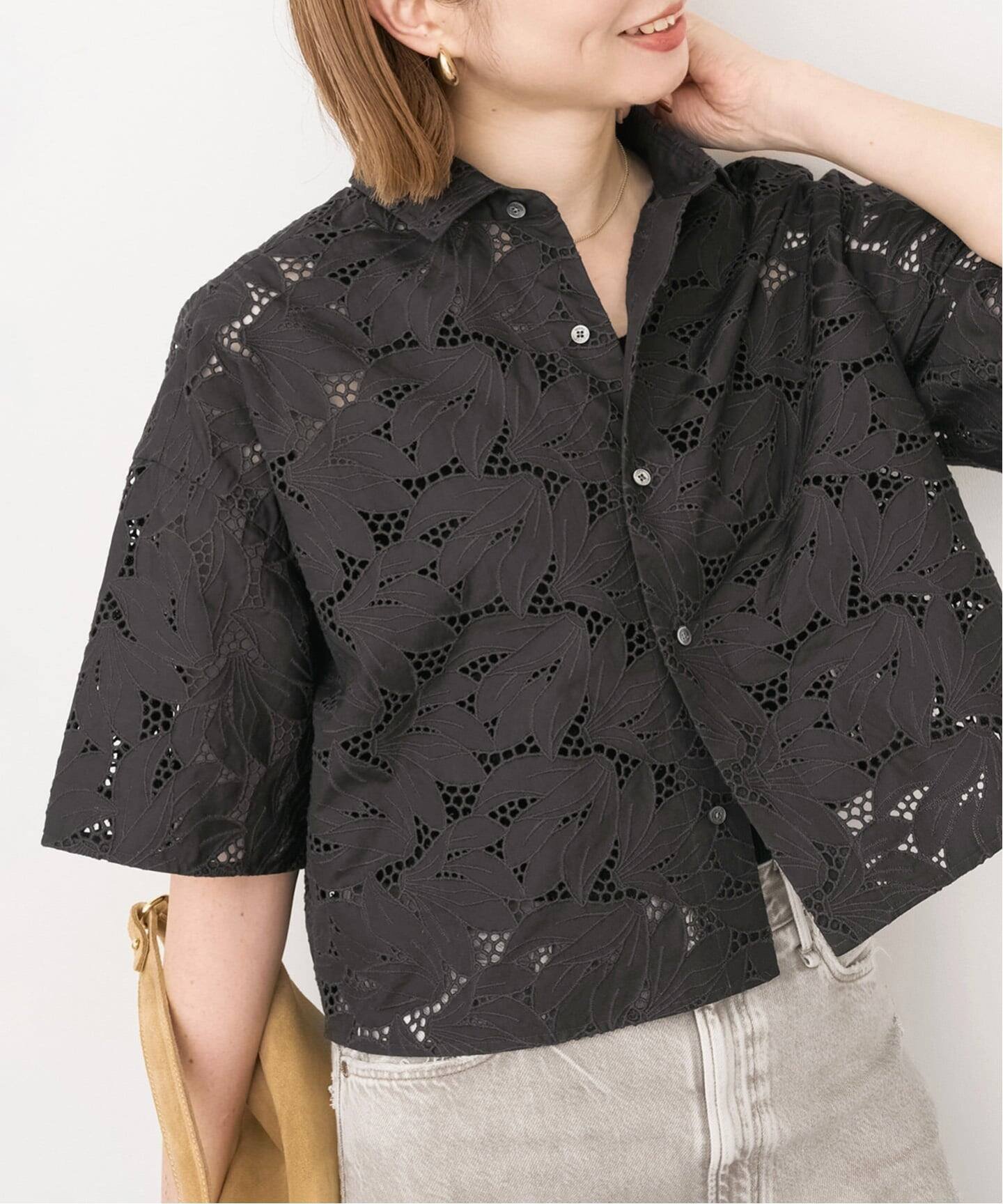 Spick & Span｜TICCA / ティッカ 別注レース半袖シャツ* | Rakuten