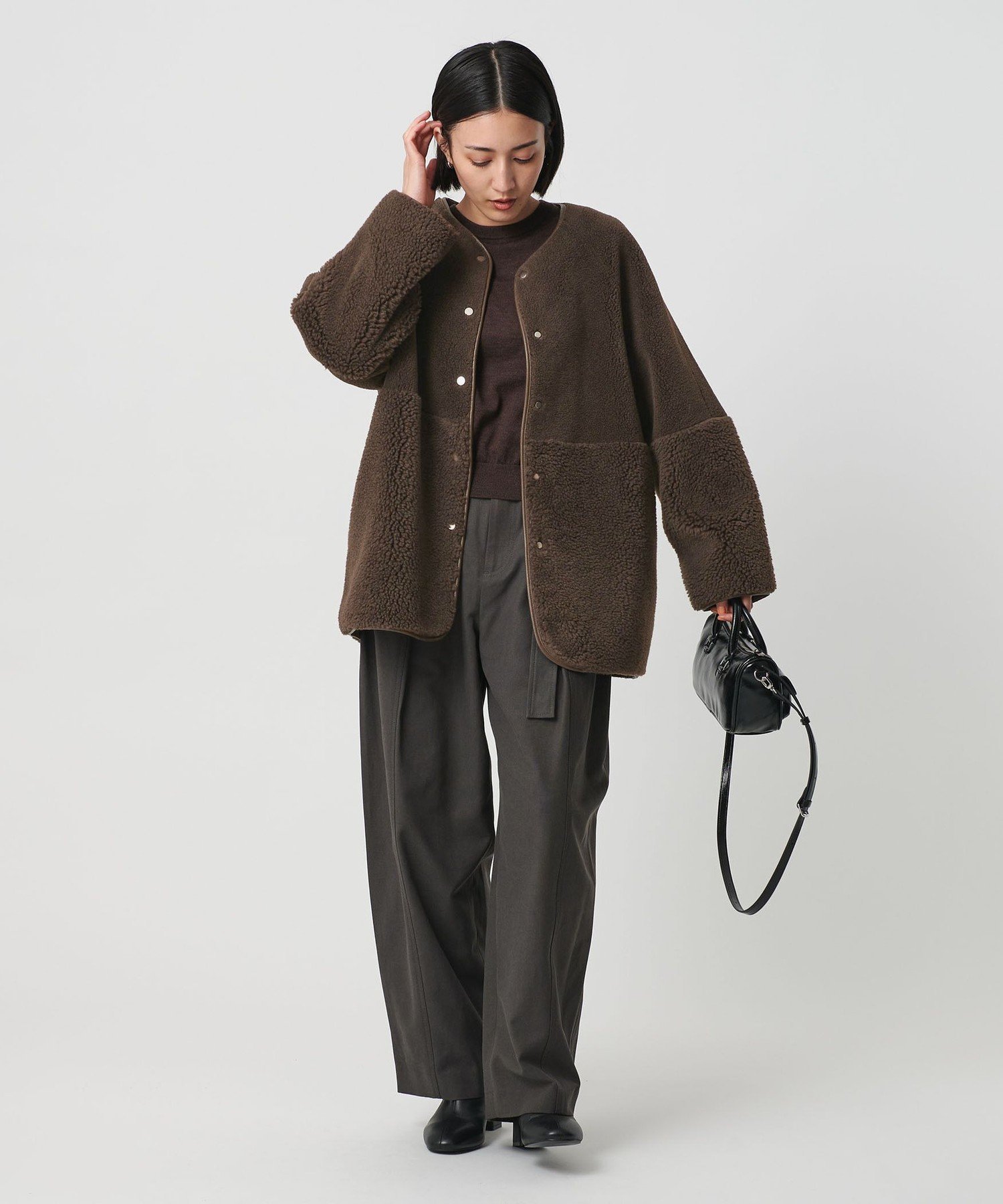 BEAUTY&YOUTH UNITED ARROWS｜【WEB限定】ボア*フェイクムートン