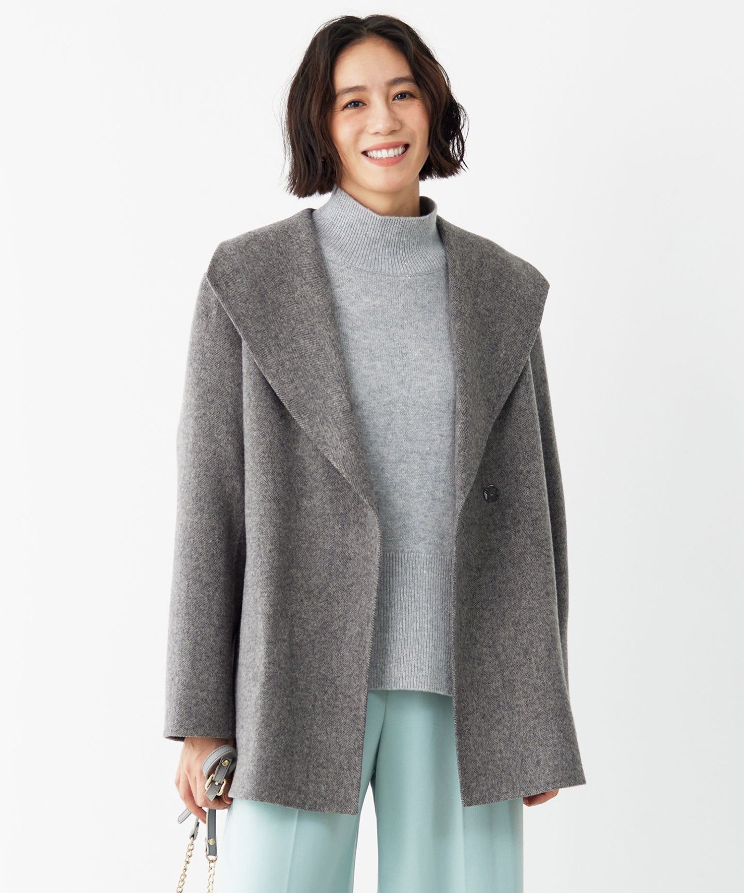 自由区｜ウールリバーショート コート | Rakuten Fashion(楽天